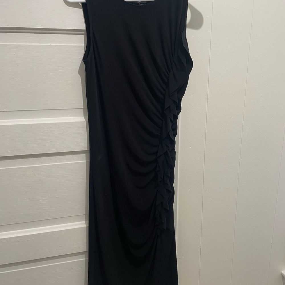 Elegant Black Sleeveless Dress